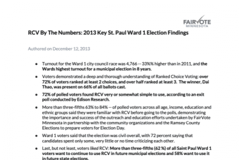 MN Experience In MN Cities | FairVote Minnesota | Working For More Inclusive, Representative ...